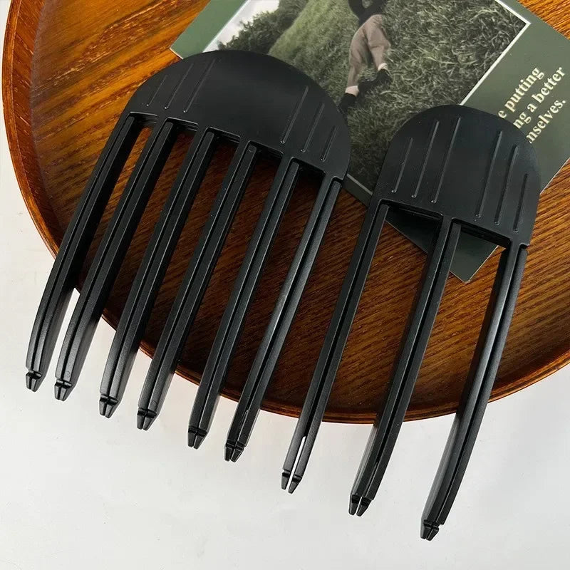 Volumizing Hair Root Clips – Curling Bangs & Fluffy Volume Hair Volume Clips PLUSH Black 2pcs XXS