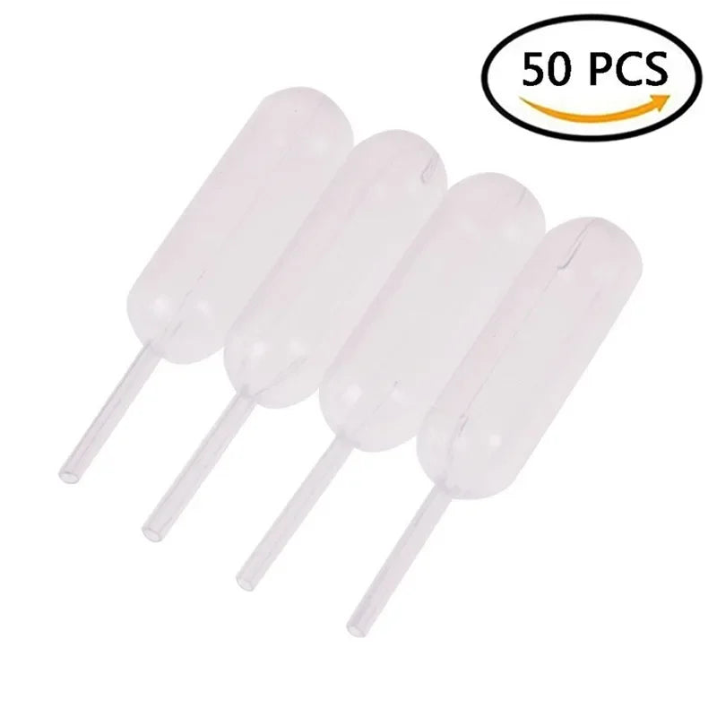 50pcs 4ml Disposable Squeeze Transfer Pipettes for Baking Baking Pipettes PLUSH