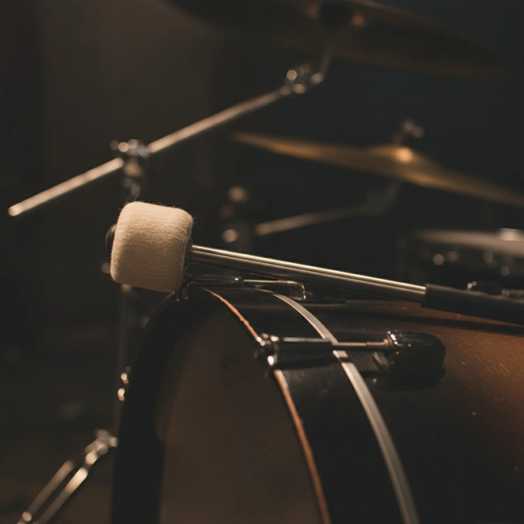 Felt Head Drum Mallet – Non-Slip Marching Drumstick Drum Mallet PLUSH
