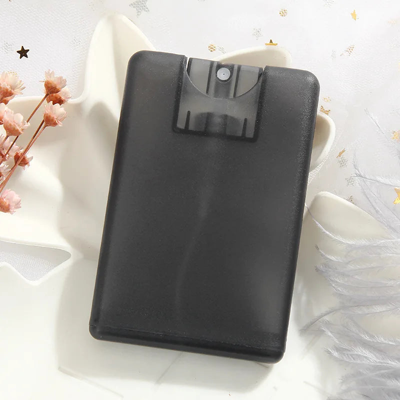 Macaron Mini Refillable Perfume Atomizer Spray Bottle 20ml Travel Spray Bottle PLUSH Transparent Black