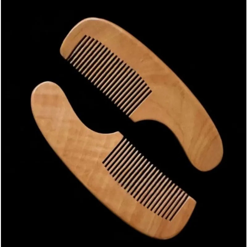 Wooden Baby Hair Brush & Comb – Soft Wool Newborn Scalp Massager Baby Hair Brush PLUSH