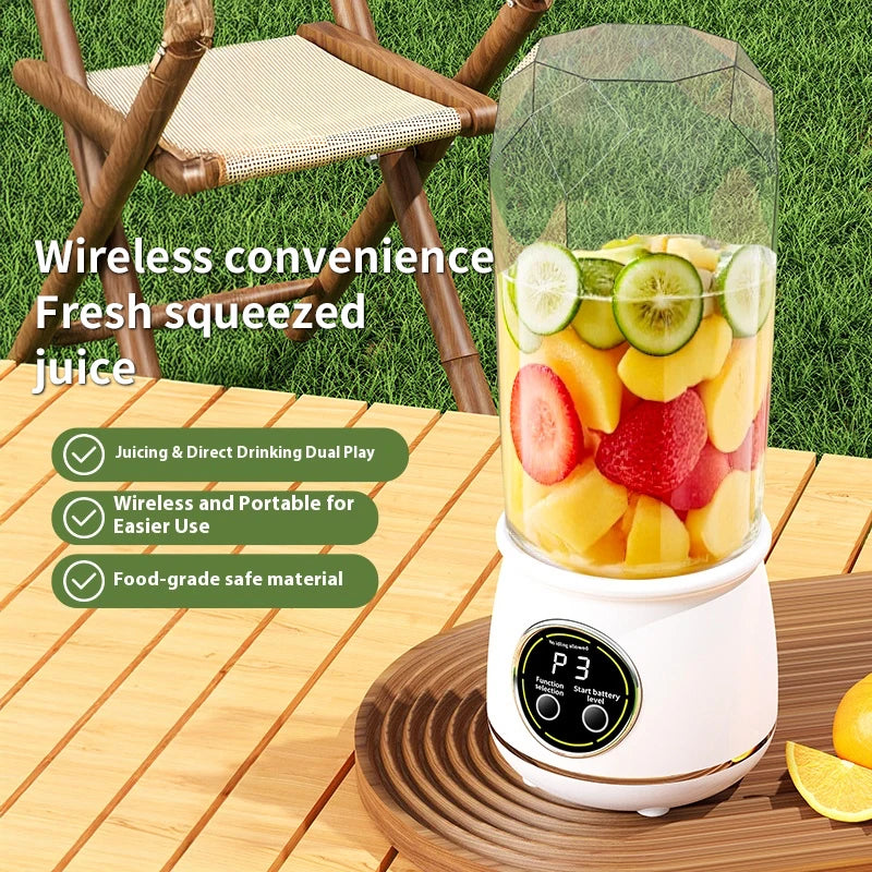 USB Rechargeable Portable Electric Blender Juice Cup 500ml Portable Blender Cup PLUSH