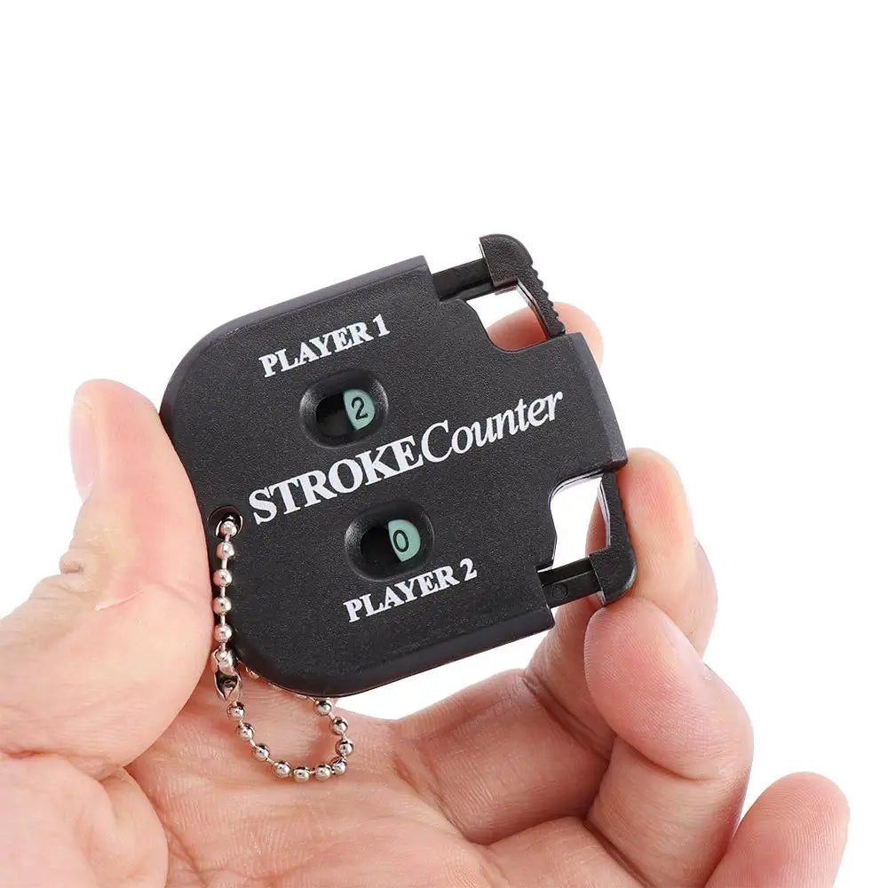 Portable 2-Digit Golf Stroke Score Counter with Keychain Golf Score Counter PLUSH