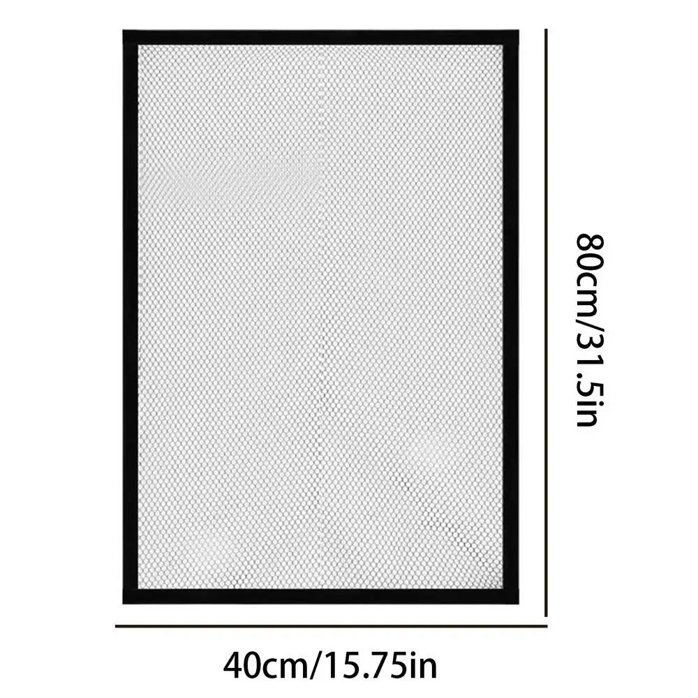 Magnetic Mesh Aquarium Lid – DIY Cut-to-Size Fish Tank Cover Aquarium Lid Cover PLUSH 80x40cm