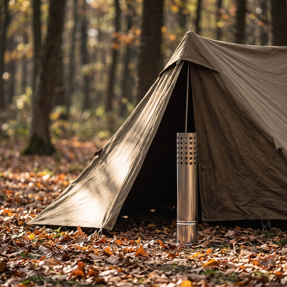 Stainless Steel Straight Chimney Pipe for Camping Heaters Camping Chimney Pipe PLUSH
