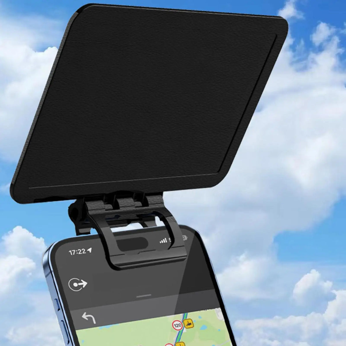 Universal Foldable Phone Sun Shade – UV & Glare Screen Cover Phone Sun Shade PLUSH