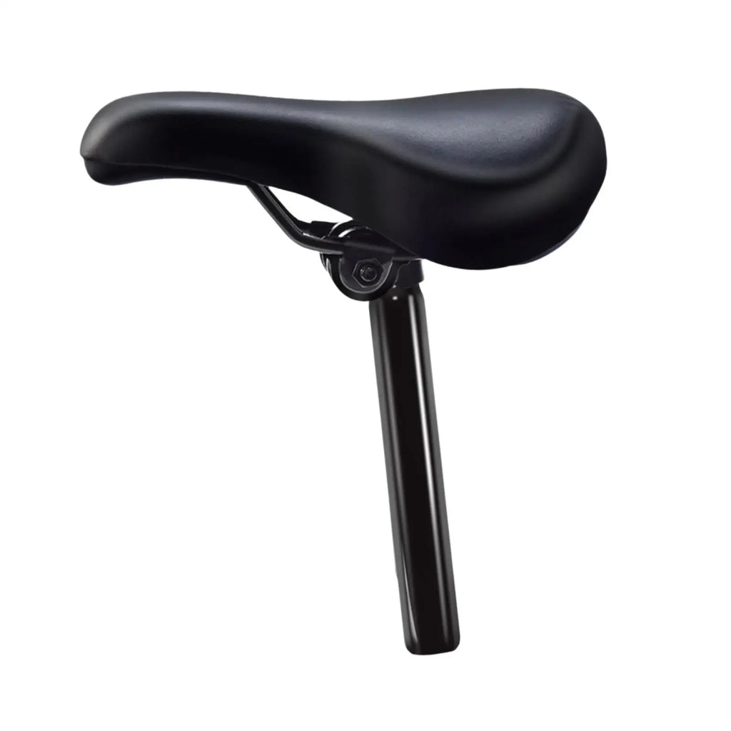 Ergonomic Bike Saddle & Seat Post Set – Easy Install, Unisex Bike Saddle Set PLUSH