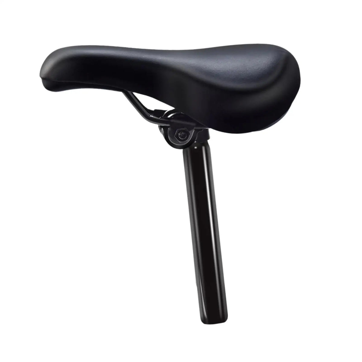 Ergonomic Bike Saddle & Seat Post Set – Easy Install, Unisex Bike Saddle Set PLUSH