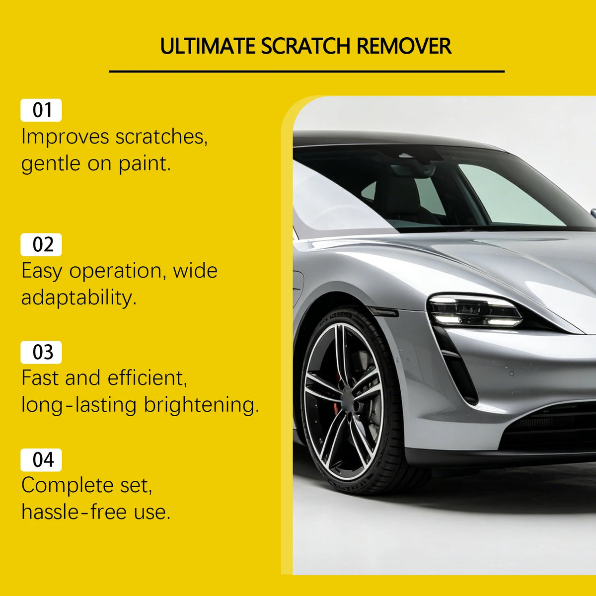 Nano Car Scratch Remover Kit – Polish & Restore All Paint Car Scratch Repair Kit PLUSH