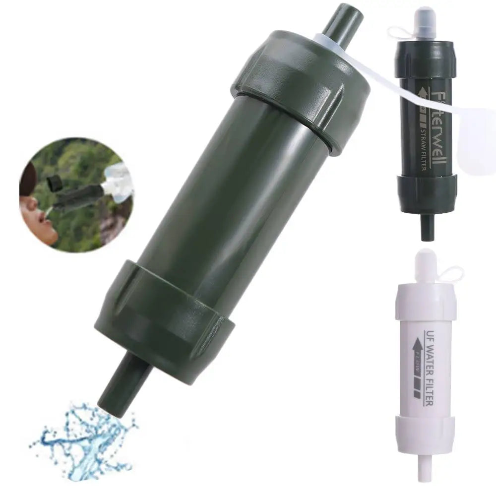 Portable Mini Water Filter Straw – 4000L Outdoor Purifier Water Filter Straw PLUSH