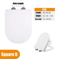 Double Layer Toilet Seat with Child Potty Training Insert | Slow-Close Potty Training Seat PLUSH GR0045-SquareU