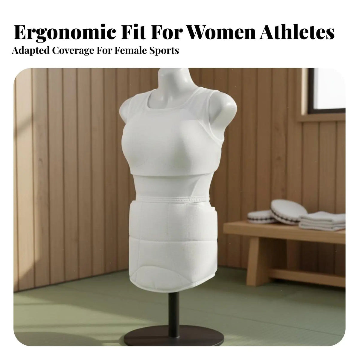 Women's MMA Chest Guard – Kickboxing & Karate Protection Vest Martial Arts Chest Guard PLUSH