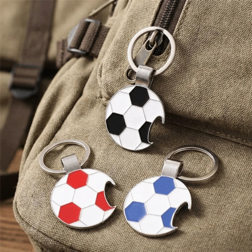 Mini Soccer Ball Key Chain – Zinc Alloy Football Key Ring Sports Key Chain PLUSH