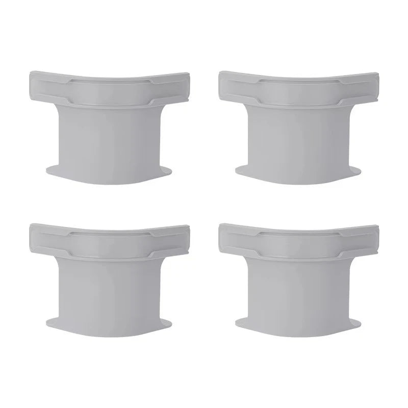Heavy Duty Bed Sheet Corner Clips & Grippers – 4 or 8 Pcs Bed Sheet Clips PLUSH Grey 4Pcs