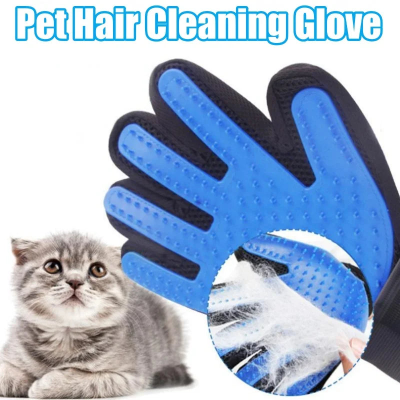 Pet Grooming Glove – Dog & Cat Deshedding Massage Brush Pet Grooming Glove PLUSH