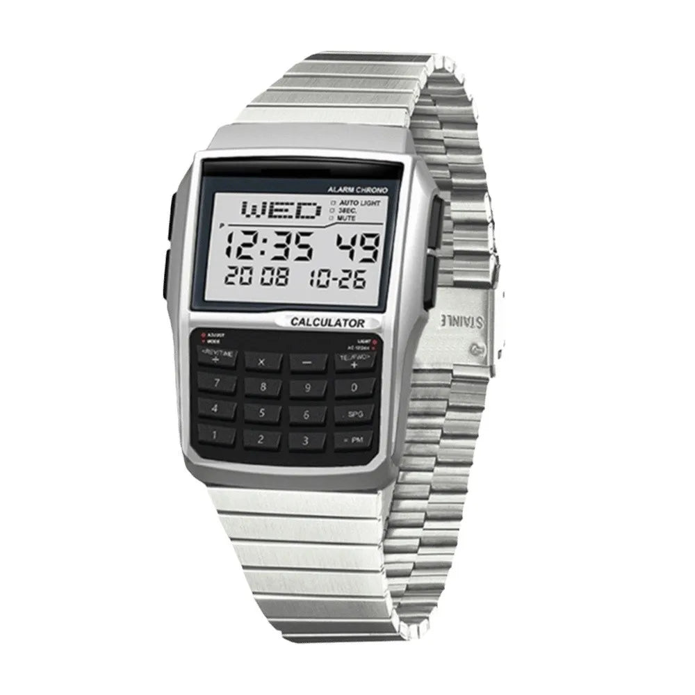 Men's LED Digital Watch – Waterproof, Alarm & Shock Resistant Digital LED Watch PLUSH Style 6