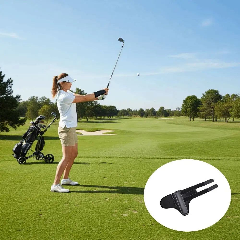 Golf Wrist Brace Swing Trainer – Hand Position Corrector Golf Training Aid PLUSH