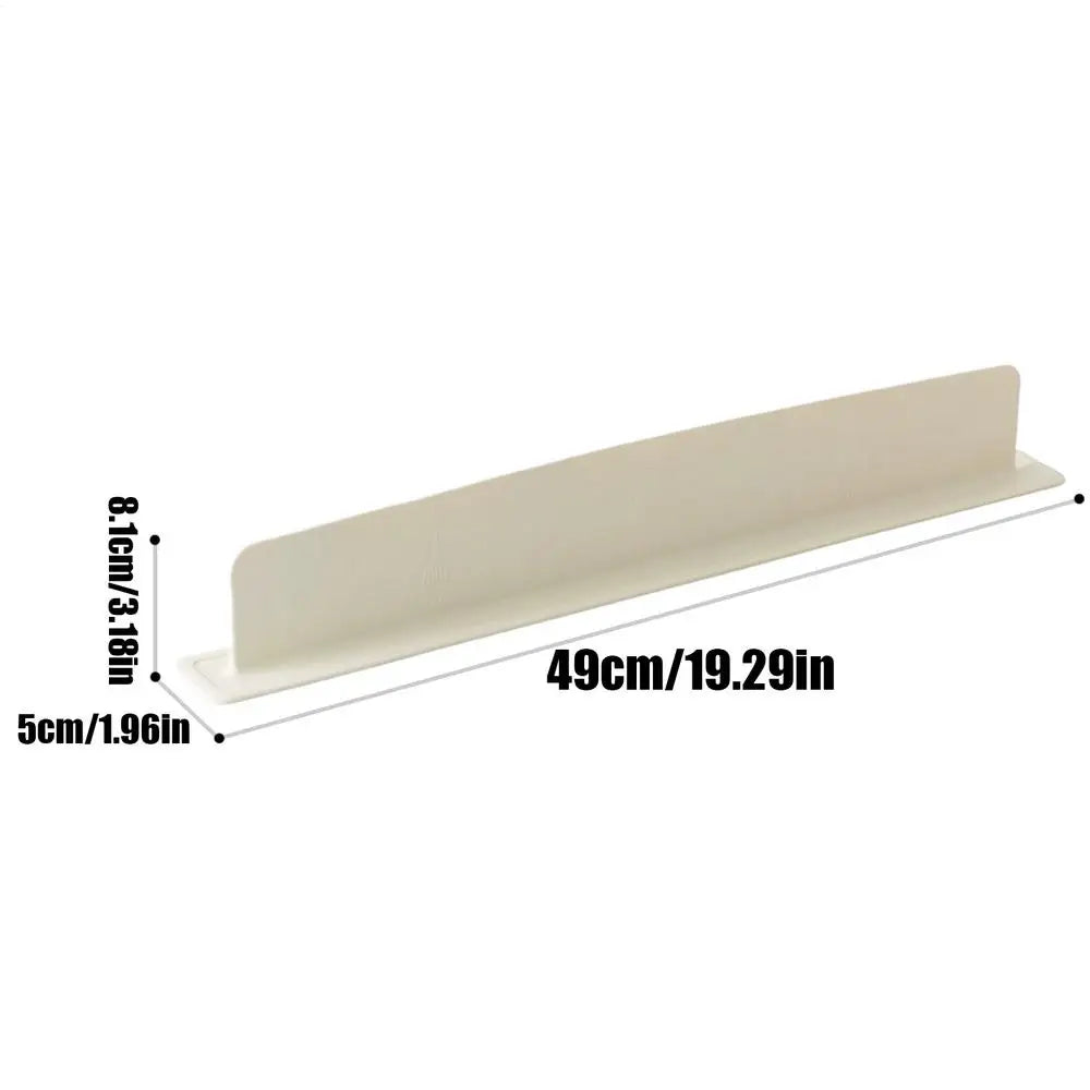Silicone Sink Splash Guard – Suction Cup Water Barrier 1pc/3pcs Sink Splash Guard PLUSH Beige 1PC