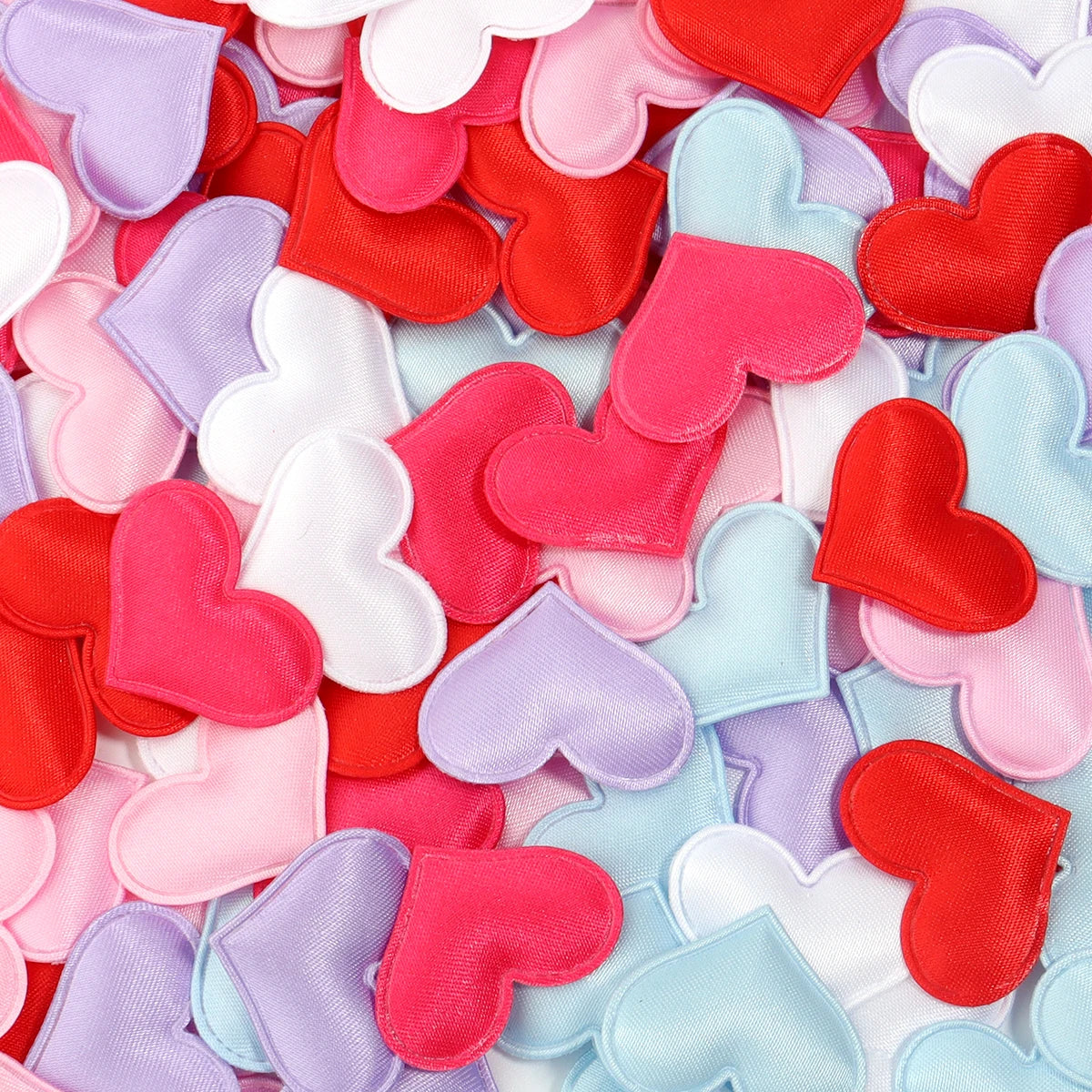 Satin Heart Petals Confetti 50-100pcs – Wedding & Party Decor Wedding Party Decor PLUSH