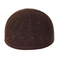 Men's Stretchy Knit Prayer Beanie Hat – Breathable & Soft Knit Prayer Hat PLUSH Coffee