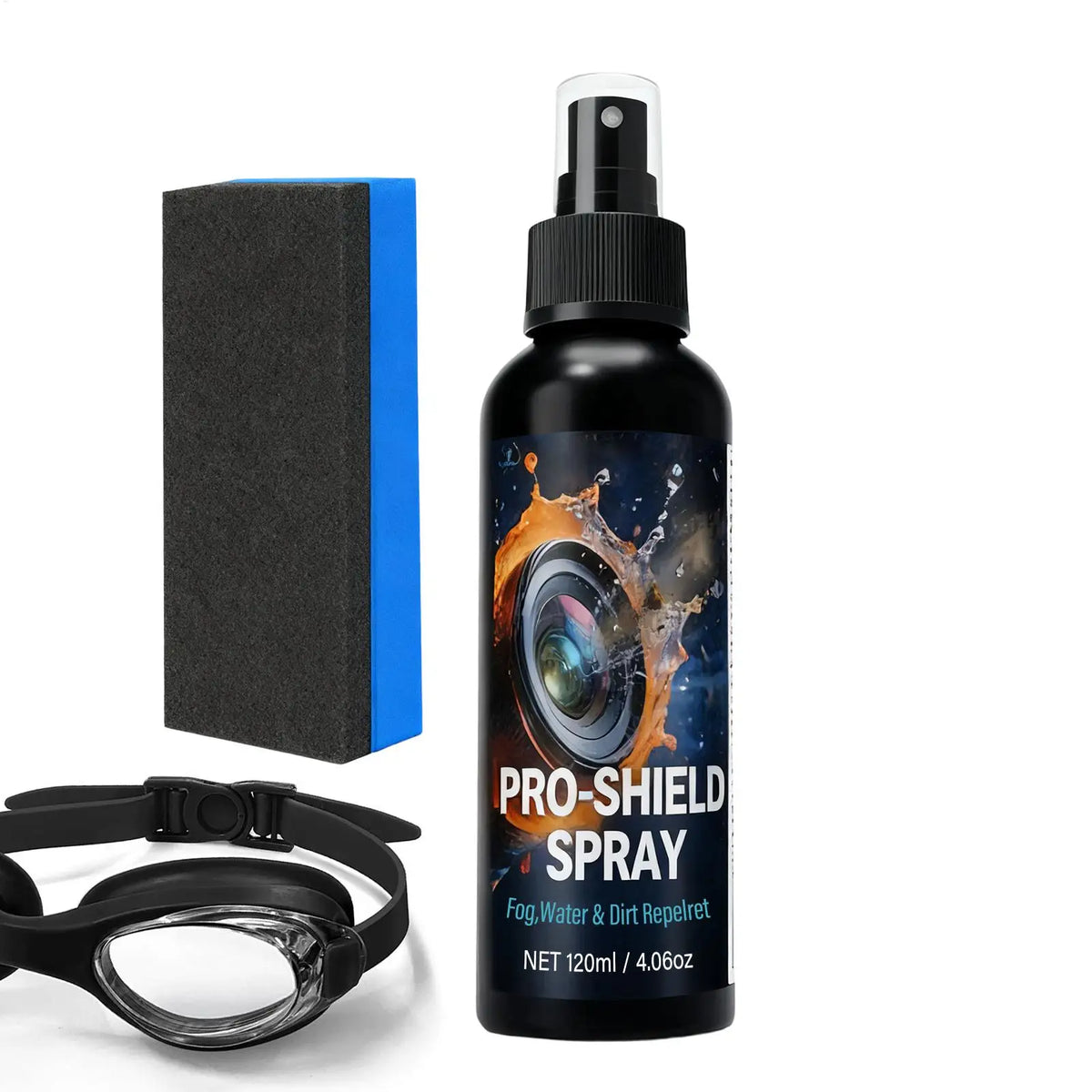 Screen & Lens Cleaner Spray Kit 120ml – Anti-Fog Formula Lens Cleaning Kit PLUSH
