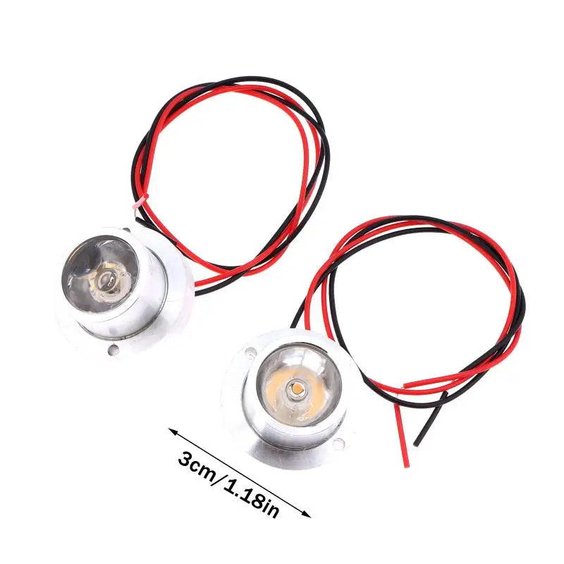 1W LED Embedded Spotlight for Shelf & Bookcase – DC 5V 12V 24V LED Spotlight Lamp PLUSH