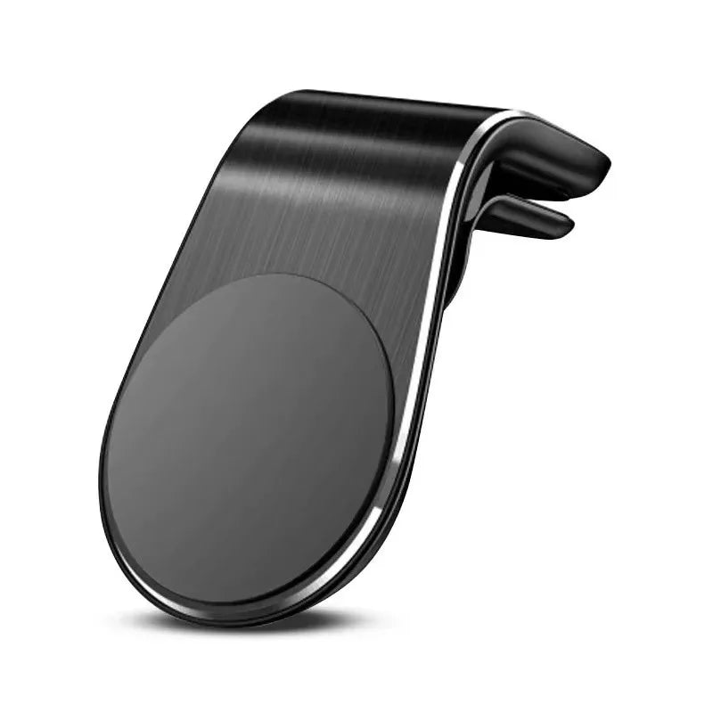 L-Shaped Magnetic Car Phone Holder – Air Vent Mount Car Phone Mount PLUSH black
