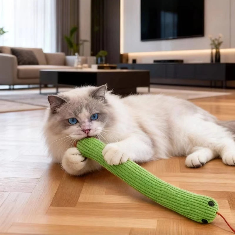 Catnip Snake Toy for Cats – Bite Resistant Interactive Pet Toy Cat Catnip Toy PLUSH