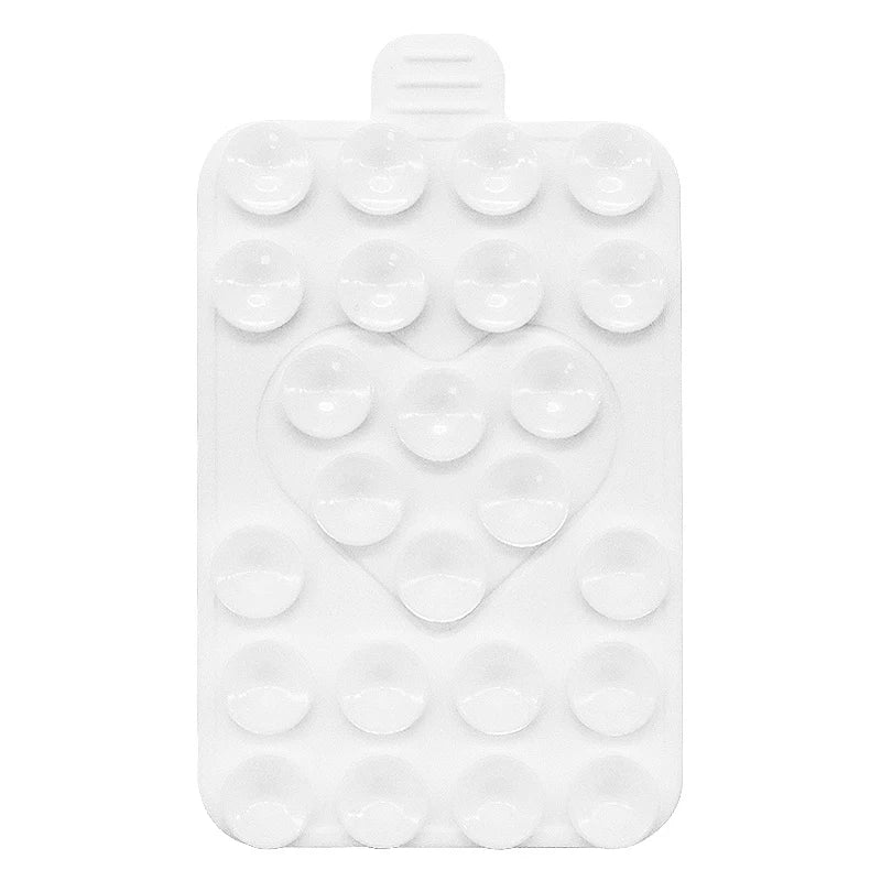 Heart Silicone Suction Cup Phone Holder – Wall & Desk Stand Phone Suction Stand PLUSH style 25