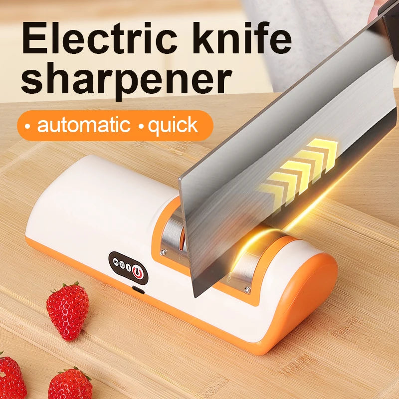 USB Rechargeable Portable Electric Knife Sharpener Electric Knife Sharpener PLUSH