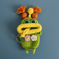 Cute Crochet Sausage Mouth Doll Keychain | Knit Bag Charm Crochet Doll Keychain PLUSH style 7