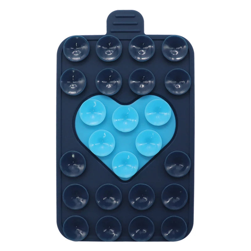Heart Silicone Suction Cup Phone Holder – Wall & Desk Stand Phone Suction Stand PLUSH style 15