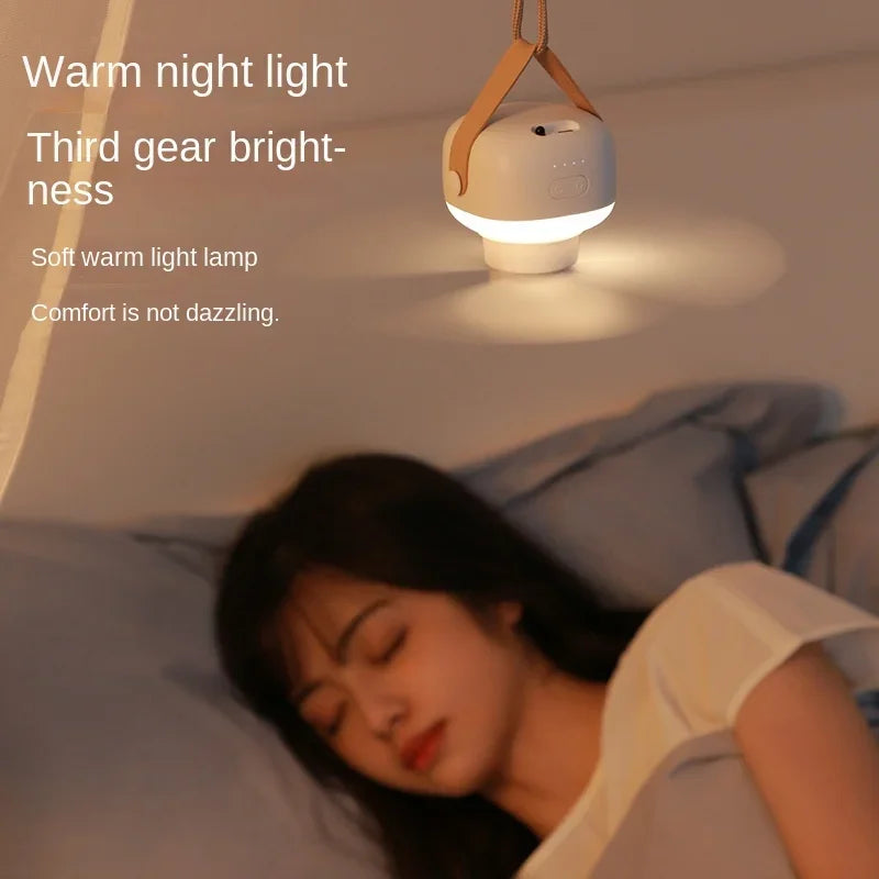 Portable USB Ceiling Fan with Remote, Stand & Night Light Portable Ceiling Fan PLUSH