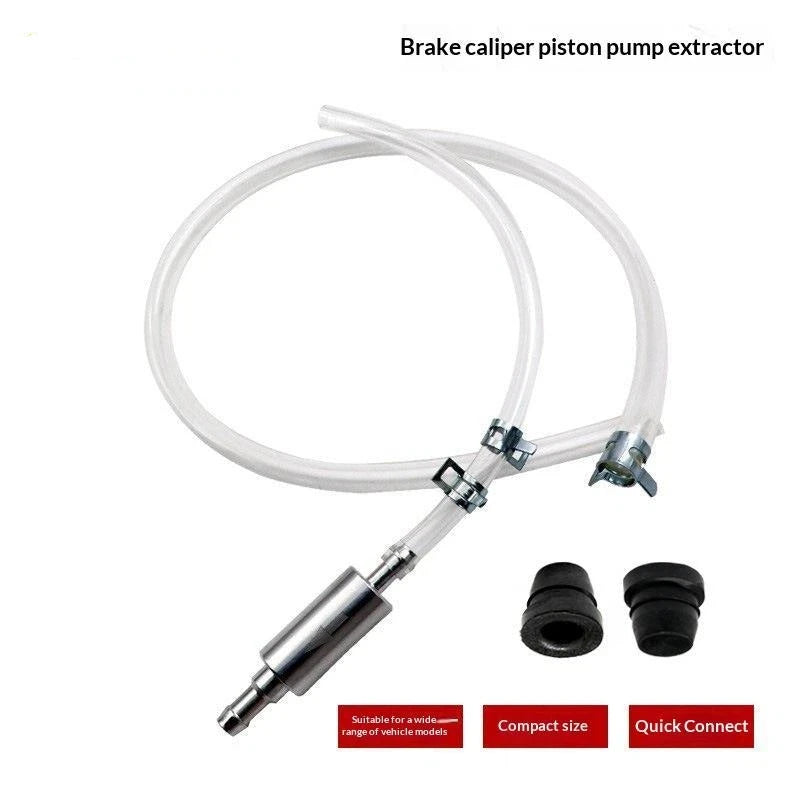 Brake Caliper Fluid Bleeder Hose Kit – Clear Tube Quick Fit Brake Bleeder Kit PLUSH