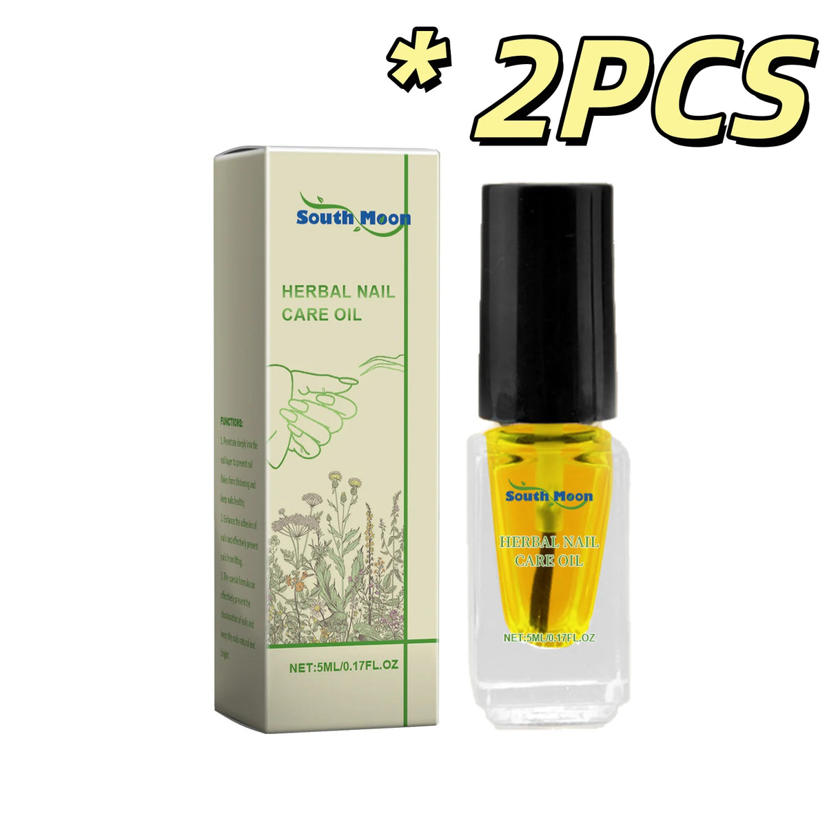South Moon Herbal Nail Cuticle Oil – Nourishing 5ml Nail Cuticle Oil PLUSH 5ml Boxed X 2PCS