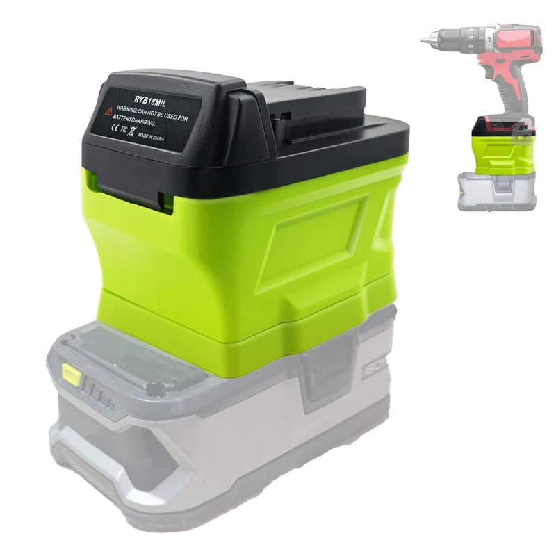 Ryobi 18V ONE+ Battery Adapter Converter for Milwaukee 18V Tools Battery Adapter Converter PLUSH spain