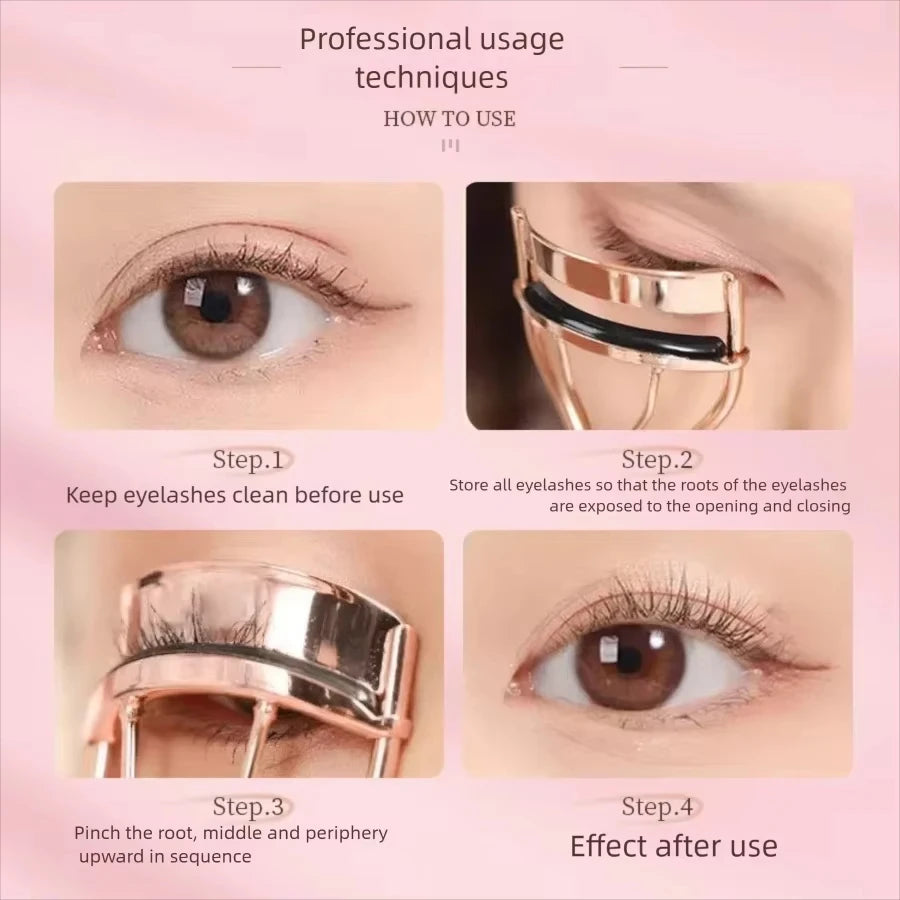Stainless Steel One-Step Eyelash Curler | Makeup Essential Eyelash Curler PLUSH