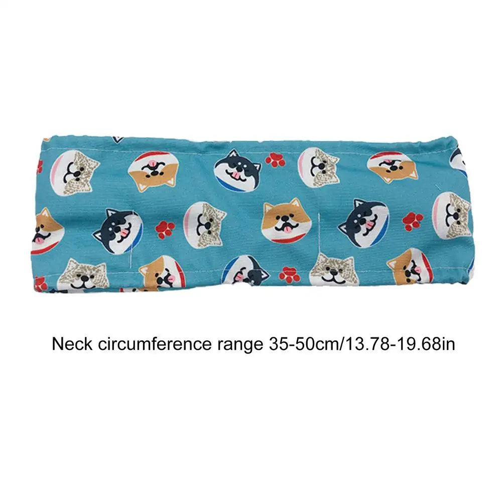 Pet Cooling Bandana & Ice Collar for Dogs & Cats Pet Cooling Bandana PLUSH 1PC