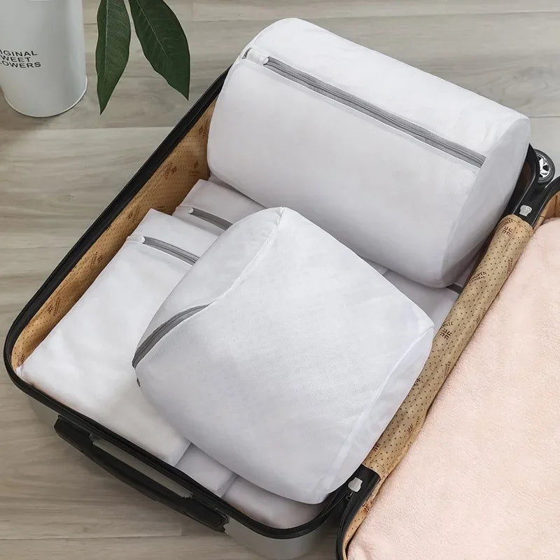 360° Mesh Shoe Washing Bag | Zipper Laundry Bag for Sneakers Mesh Laundry Bag PLUSH