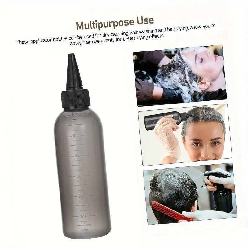 Hair Dye Applicator Squeeze Bottles 180ml | 1/2/3 Pack Hair Applicator Bottle PLUSH