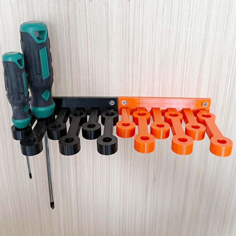 9-Hole Screwdriver Wall Rack – Garage Tool Organizer Tool Wall Rack PLUSH