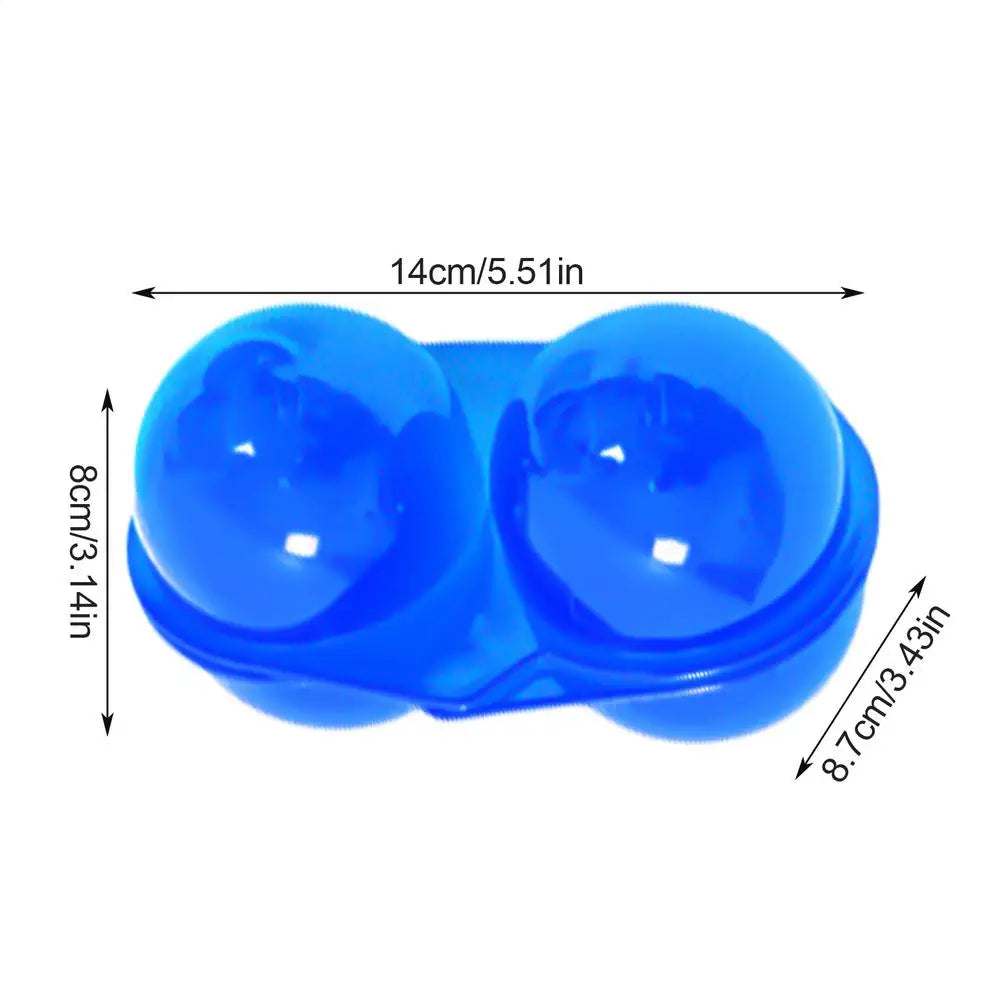 Camping Egg Holder Case – 2/4/6/12 Grid Portable Storage Box Egg Storage Container PLUSH 2 Random color