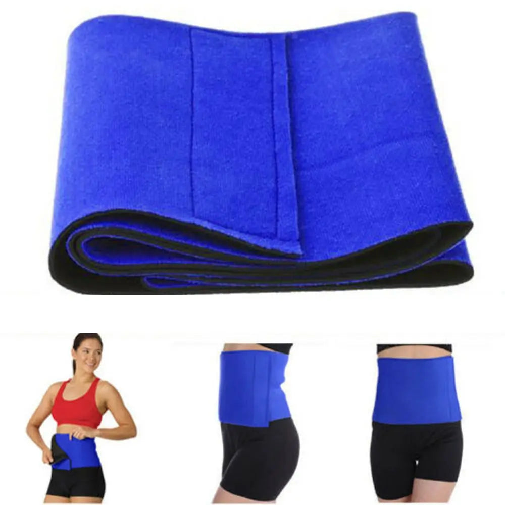 Waist Trimmer Belt – Sweat Body Wrap & Core Support Band Waist Trimmer Belt PLUSH