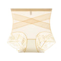 High Waist Lace Shaping Panties – Seamless Slimming Shapewear Shaping Control Panties PLUSH Nude 2XL