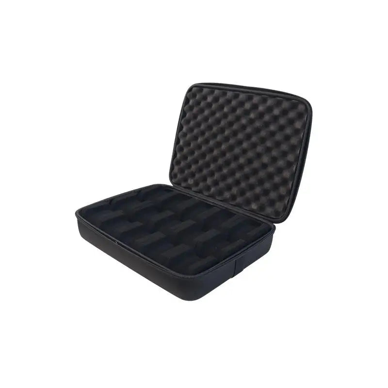15-Slot Hard Shell Watch Organizer & Portable Travel Case Watch Storage Case PLUSH 1pcs