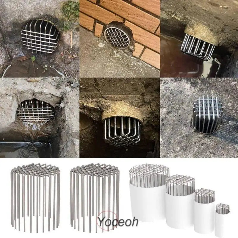Stainless Steel Round Balcony Floor Drain – Anti-Clog Cover Floor Drain Cover PLUSH
