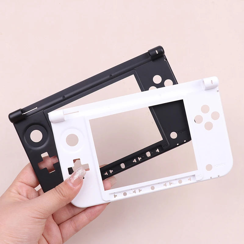 3DS XL LL Replacement Hinge Middle Frame Shell Housing Case Console Replacement Shell PLUSH