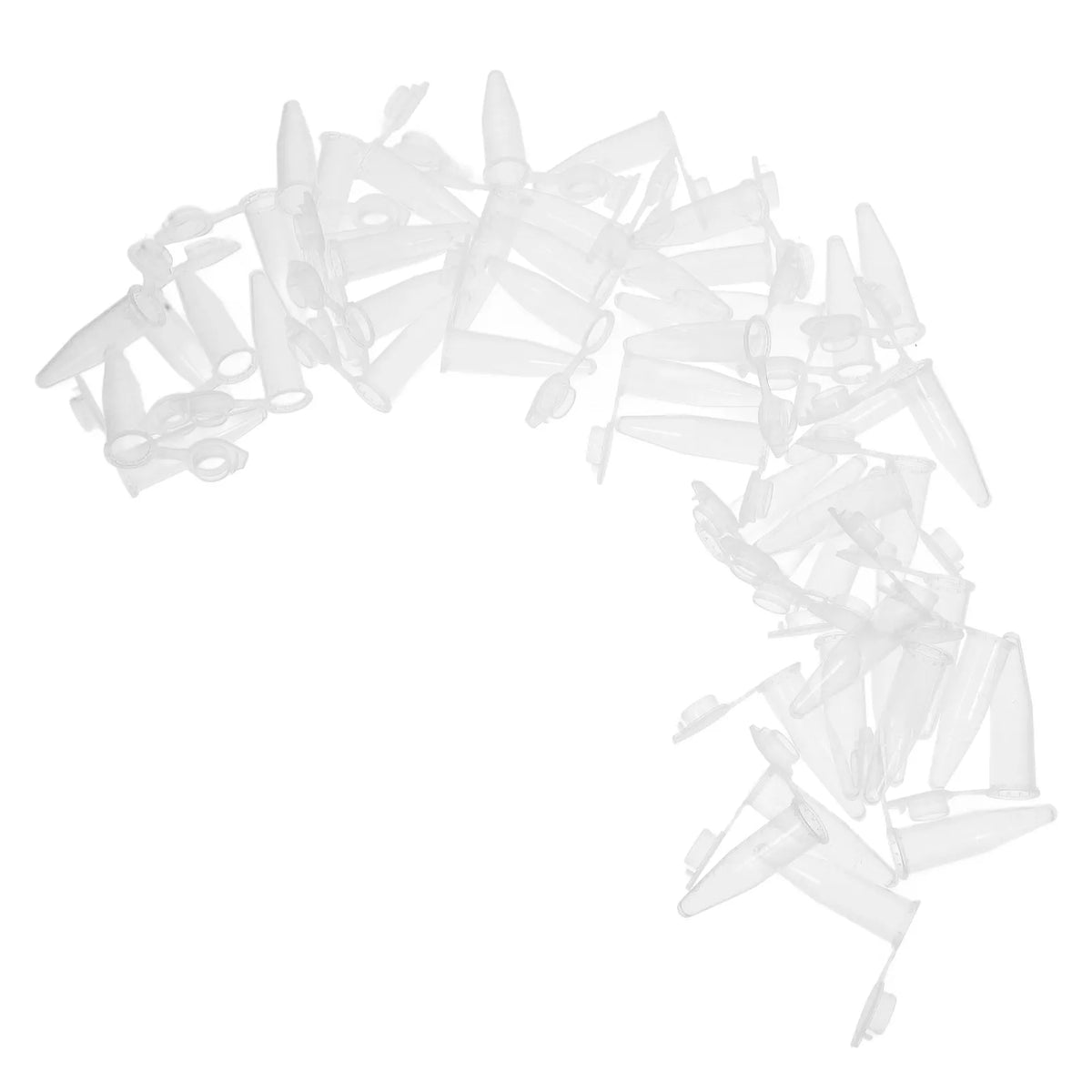 50pcs 5mL Graduated Plastic Centrifuge Tubes with Screw Caps Lab Sample Tubes PLUSH Default Title