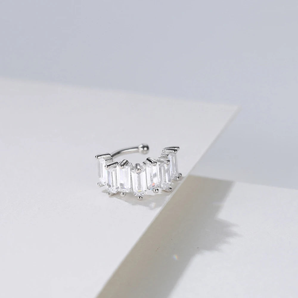 Crystal Multi-Layer Ear Cuffs – Non-Piercing Clip Earrings Clip-On Ear Cuffs PLUSH