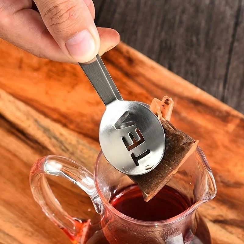 Stainless Steel Tea Bag Squeezer & Sugar Clip | Kitchen Tool Tea Bag Squeezer PLUSH